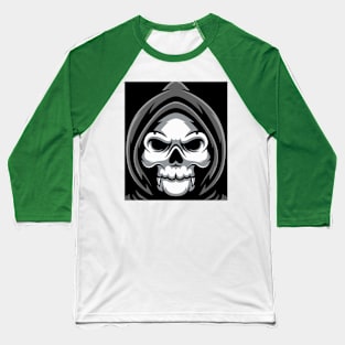 Scary Skull Baseball T-Shirt